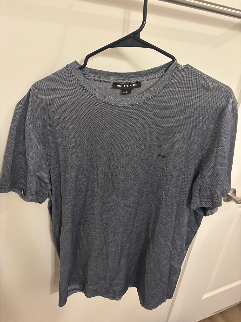Michael Kors Men's Heather Slate Short-Sleeve Crewneck Tee